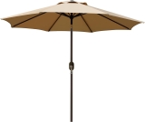 Blissun 9′ Outdoor Patio Umbrella, Outdoor Table Review outdoor umbrella