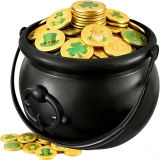 109oz St Patricks Cauldron Set,Portable Witch Candy Pot Review halloween candy buckets