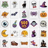 144PCS Halloween Temporary Tattoos for Kids – 24 Unique Review halloween kids accessories