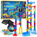 NATIONAL GEOGRAPHIC Glowing Marble Run – Construction Review educational toys