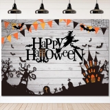 Mocsicka Happy Halloween Backdrop Spider Web Witch and Review halloween backdrop decorations