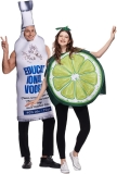 EraSpooky Vodka Bottle and Lime Couple’s Tunic Costume Review halloween couple costumes