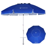 AMMSUN 8 Feet Large Beach Umbrella with Sand Anchor Review beach umbrella