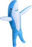 Shark Costume for Kids with Height 4’3”-4’11” Tall, Review halloween funny costumes