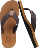 KuaiLu Men’s Yoga Mat Leather Flip Flops with Arch Review sandals