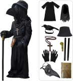 SENLI Plague Doctor Costume for Kids Funny Scary Review halloween costumes for kids