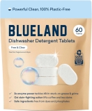 BLUELAND 100% Plastic-Free Dishwasher Detergent Review dishwasher