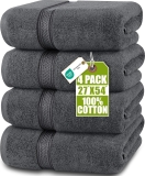 Utopia Towels 4 Pack Premium Bath Towels Set, 27 by 54 Review bath towels
