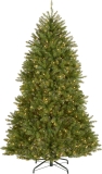 National Tree Company 7 ft Pre-Lit Dunhill Fir Full Review real christmas tree