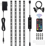HitLights LED Strip Lights, 4 Pre-Cut Waterproof RGB Review LED light strips