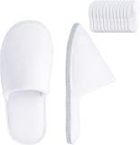 6/12 Pairs Disposable Slippers for Guests – Unisex Bulk Review slippers