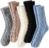 Velice Womens Fuzzy Socks Soft Cozy Fluffy Slipper Review cozy socks