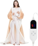Wearable Heated Blanket with Foot Pocket, 52″x72″ Review electric blanket