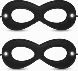 Adjustable Black Superhero Eye Masks – Family Costume Review halloween family costumes