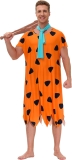 AOBUTE Adult Men Halloween Costume Orange Tunic with Review halloween couple costumes