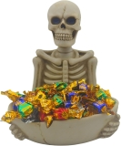 Skull Decor Halloween Candy Bowl Dish Large for Home Review halloween candy holders