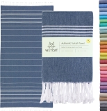 WETCAT Turkish Beach Towel Oversized (38″x71″) 100% Review beach towel