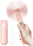 JISULIFE Handheld Fan with 4500 mAh Powerbank Max 37 Review portable fan