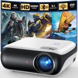 HAPPRUN Native 1080P Bluetooth Mini Projector, Full HD Review home projector