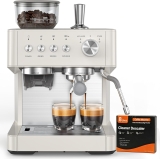 (2026 Upgrade) Espresso Machine with Grinder, 15 Bar Review espresso machine