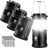 Etekcity Camping Lanterns for Power Outages 4 Pack, Review camping lantern