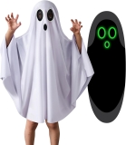 Unisex Boys and Girls Ghost Costume,Halloween Fancy Review halloween costumes for kids