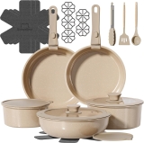 23 Pcs Pots and Pans Set Non Stick, Ceramic Cookware Review cookware set