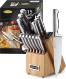 McCook® Knife Sets,German Stainless Steel Knife Block Review knife set