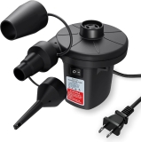 Quick-Fill Electric Air Pump with 3 Nozzles, AC Review inflatable raft
