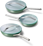 Caraway Ceramic Nonstick Fry Pan Set with Glass Lids – Review nonstick pan
