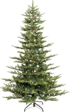 Puleo International 7.5ft Pre-Lit Aspen Fir Artificial Review real christmas tree
