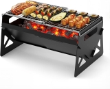 Charcoal Grill, Folding Portable Grill, with Carry Bag, Review barbecue grill