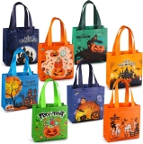 PARSUP 8PCS Halloween Trick or Treat Bags, Non-Woven Review trick or treat bags