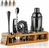 Barillio Black Bartender Kit – Stainless-Steel Cocktail Review barware set