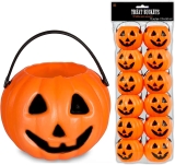 4E’s Novelty 24 Pack Mini Pumpkin Trick or Treat Review halloween candy holders