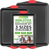 NutriChef 3-Piece Nonstick Kitchen Oven Baking Pans – Review baking sheets