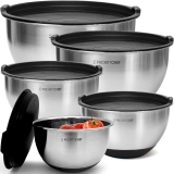 Priority Chef Premium Mixing Bowls With Lids Set, Review mixing bowls