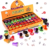 Halloween Stamps for Kids,50 Pcs Halloween Decorations Review halloween kids decorations