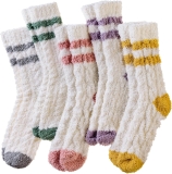 Velice Womens Fuzzy Socks Soft Cozy Fluffy Slipper Review christmas stockings
