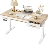 TIQLAB Electric Standing Desk with 3 Drawers, Height Review standing desk