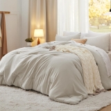 Bedsure Queen Comforter Set, Beige Soft Prewashed Review comforter