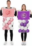 48 Pcs Halloween Candy Costume Adult Mint Candy Review halloween couple costumes