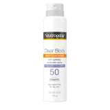 Neutrogena Clear Body SPF 50 Sunscreen Spray, Broad Review sunscreen spray