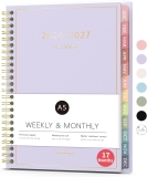 Forvencer Planner 2026-2027, 17 Month Weekly and Review notebook planner