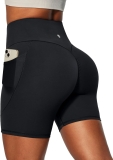 Heathyoga 6″ Butt Lifting Biker Shorts Women with Review shorts