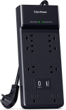 CyberPower CSP806UC18 Surge Protector, 2400J, 8 Review power strip