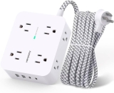 Surge Protector Power Strip – HANYCONY 8 Outlets 4 USB Review surge protector