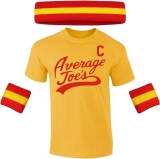 DIRTYRAGZ Dodgeball Costume T-Shirt and Sweatbands Set Review halloween funny costumes