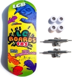 LC BOARDS Fingerboard Complete 98X34 Sour Graphic with Review skateboard