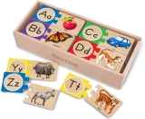 Melissa & Doug Self-Correcting Alphabet Puzzle (52 pcs) Review educational toys